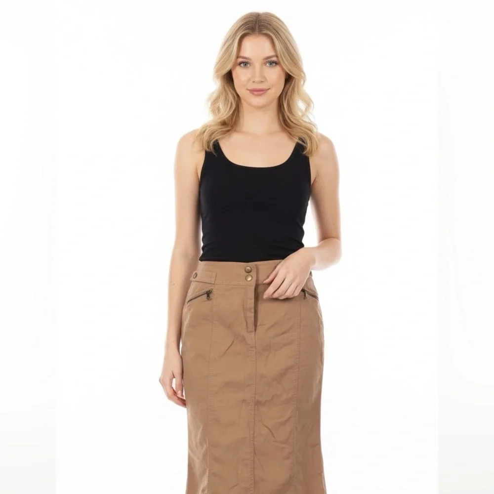 Express size 4 wool pencil career office skirt